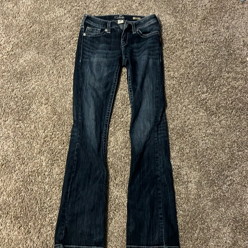 Boot cut jeans silver brand